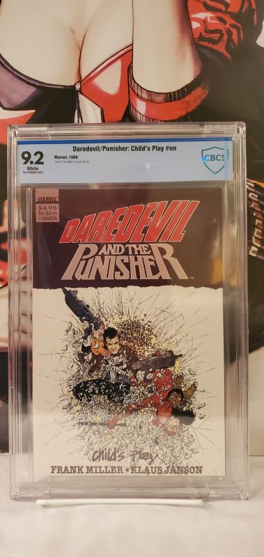 DAREDEVIL and THE PUNISHER - CHILD'S PLAY #1 CBC 9.2 Frank Miller