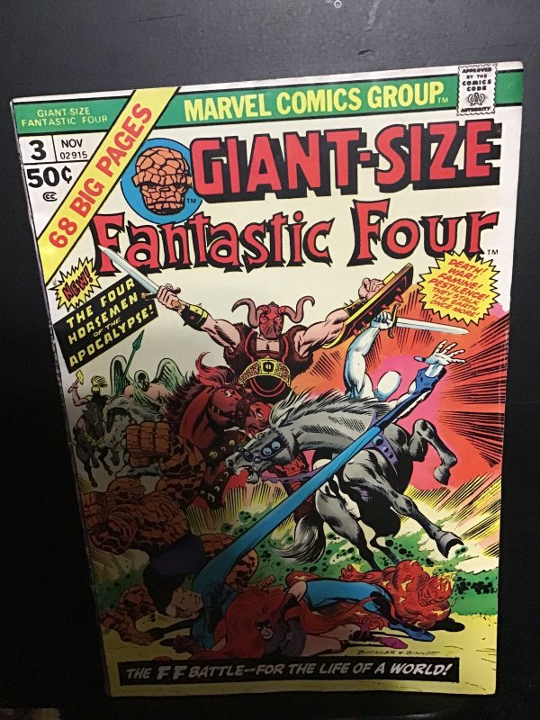 Giant-Size Fantastic Four #3 (1974) mid high-grade FF key! FN+ Wow