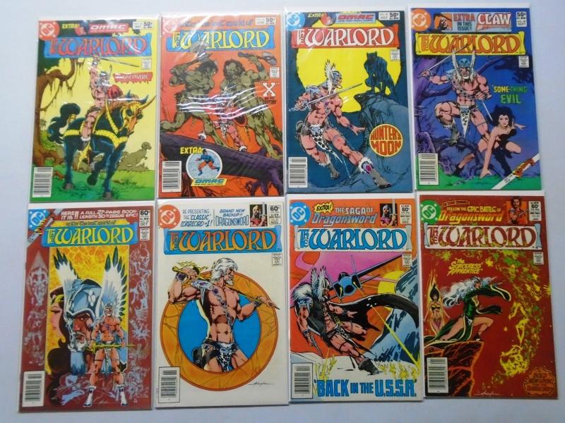 Warlord Lot From:#2-80 Missing#39,44,48, 70 Different Avg 7.0+ 6.0-8.0 (1976-84)