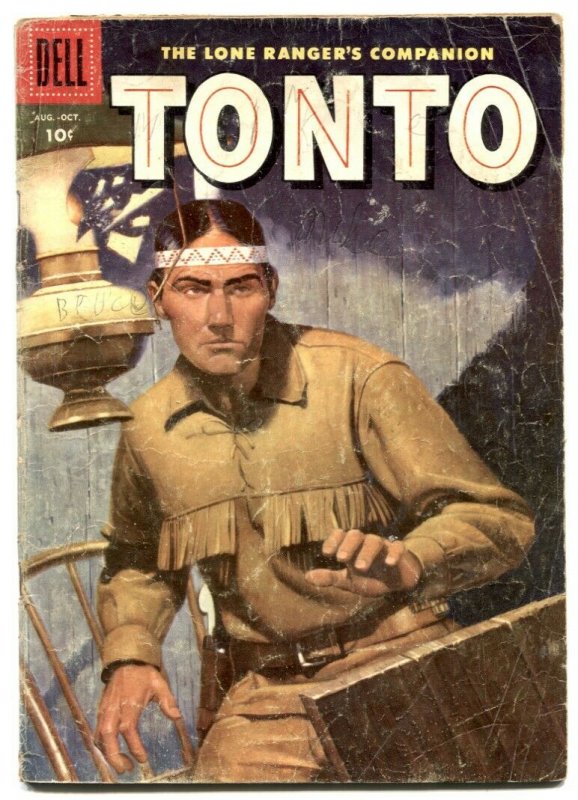 Tonto #24 1956- Dell Western- Lone Ranger's companion G