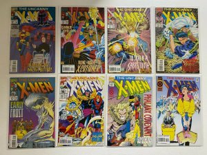 Uncanny X-Men lot #301-343 Marve33 pieces average 7.0 (range 6 to 8) (1993-'97) 