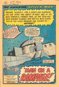 SPIDER-MAN #32 (Jan1966) 5.0 VG/FN  • Stan Lee & Steve Ditko - Dr. Octopus!