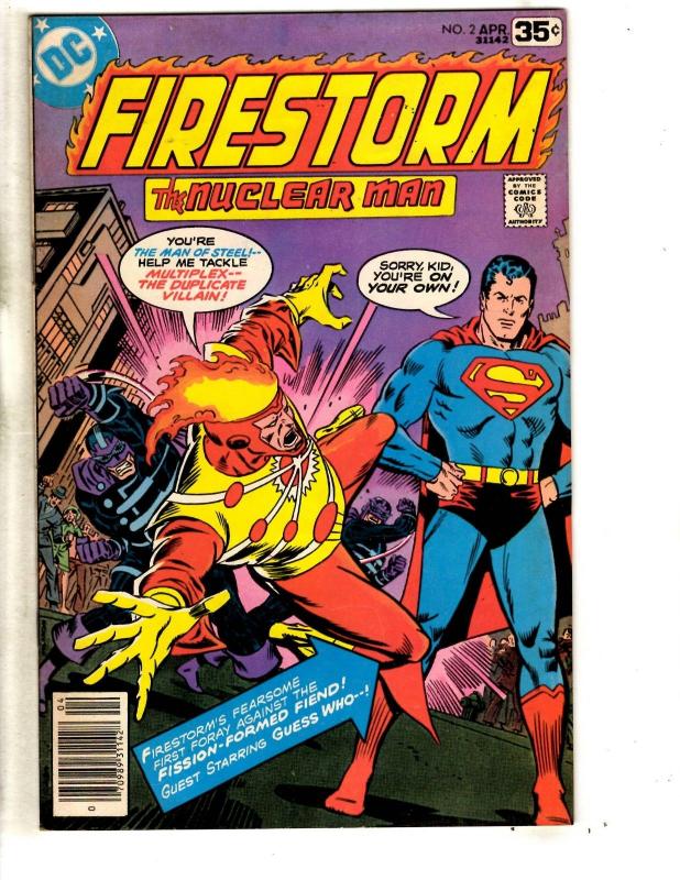 Lot Of 5 DC Comic Books Firestorm # 2 4 27 + Jonni Thunder # 1 3 JG7