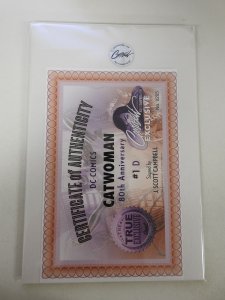 Catwoman 80th Anniversary Campbell Variant (2020) Signed by Campbell Cert sealed
