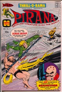 Thrill-O-Rama #3 1965-Harvey-Pirana-Man in B.lack Called Fate-VF/NM
