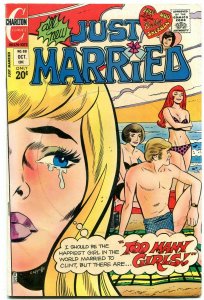 Just Married #88 1972- Charlton Romance- Too Many Girls VG