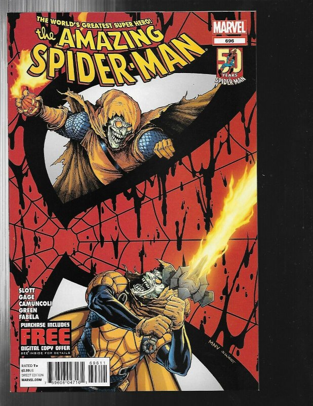 12 Comics Spiderman # 688 689 690 691 693 694 695 696 697 698 699 699.1 J449