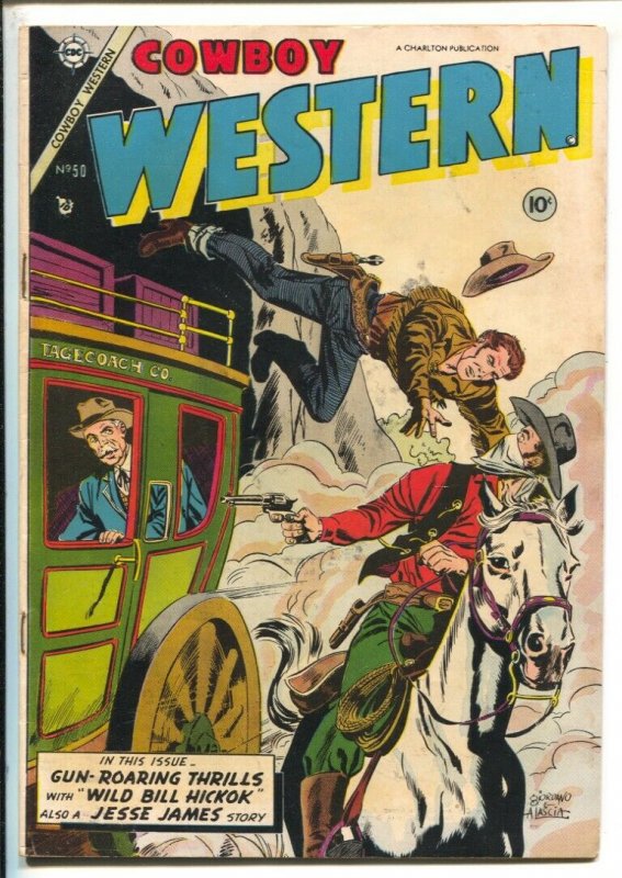 Cowboy Western #50 1954-Dick Giordano-Golden Arrow-Rocky Lane-Jesse James-Wil...