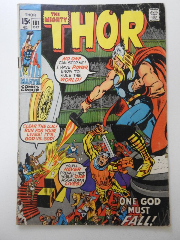 Thor #181 (1970) Neal Adams Art! Solid VG- COndition!