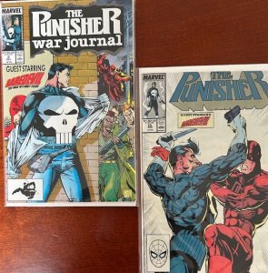 The Punisher #1 (1988) + The Punisher War Journal #2 (Daredevil) LOT 2 issues