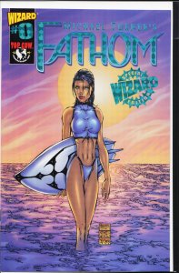 Fathom #0 Wizard Green Foil Cover (1998)