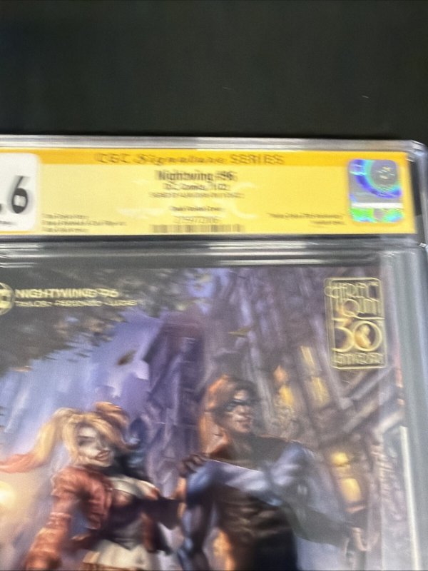 Nightwing #96 Alan Quah CGC 9.8 Gold Signed Alan Quah 2022