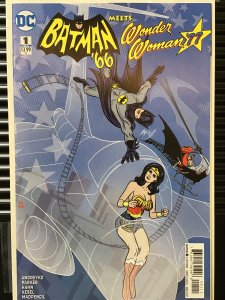 Batman '66 Meets Wonder Woman '77 #1 Michael Allred Cover (2017)