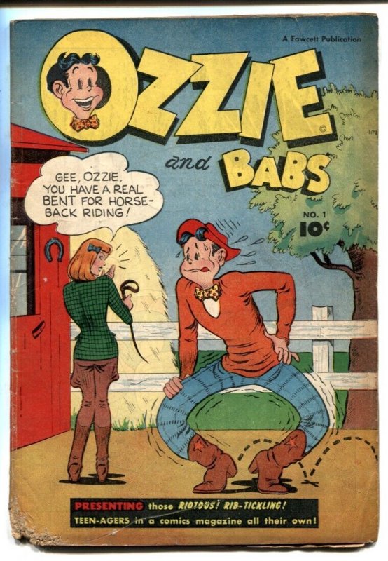 Ozzie and Babs #1 1947- DOUBLE COVER- Teen Humor G