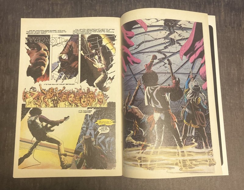 Timespirits #5 #6 SET ( 8.0 VFN ) Tom Yeates covers / Jimi Hendrix / 1985