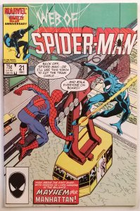 Web of Spider-Man #21 (VF, 1986)