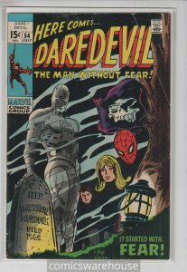 DAREDEVIL (1964 MARVEL) #54 VG+ A02403