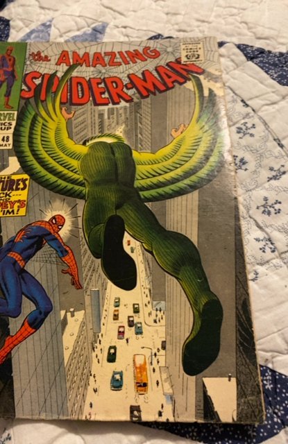 The Amazing Spider-Man #48 (1967)vs the vulture Romita art