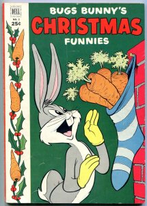 Bugs Bunny's Christmas Funnies--#3--1952--COMIC BOOK--Dell--FN