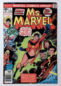Ms. Marvel #1 (Jan 1977, Marvel) 5.0 VG/FN