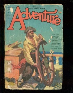 ADVENTURE PULP-11/10/23-W C TUTTLE-PIRATE COVER-RARE!! fair/good FR/G