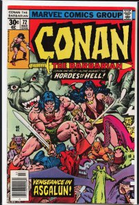 Conan the Barbarian #72 (1977) Conan
