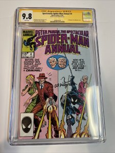 Spectacular Spider-man Annual (1984) # 4 (CGC 9.8 SS) Signed Al Milgrom Ironcat