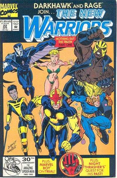 New Warriors (1990 series) #22, NM- (Stock photo)