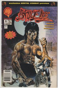 Bruce Lee #1 (Jul 1994, Malibu), VG (4.0), Mortal Combat preview (1st in comics)