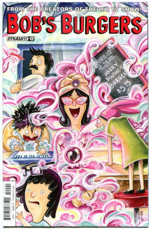 BOB'S BURGERS #12, NM, 2015, Tina, Louise, Linda, Gene, from TV show, B