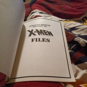 Comics File Magazine Spotlight on X-Men Files SC 1986 #1-1ST tpb trade paperback