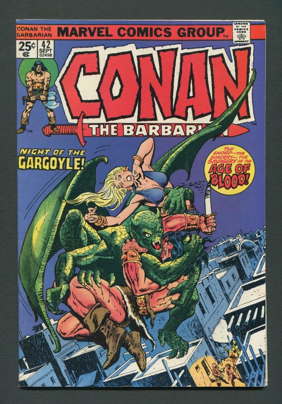 Conan The Barbarian #42 / 8.5 VFN+  /  September 1974