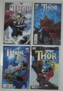 Thor Lot of 4 #604,611,619,621 Marvel 2010 Comic Books 1st Print High Grade