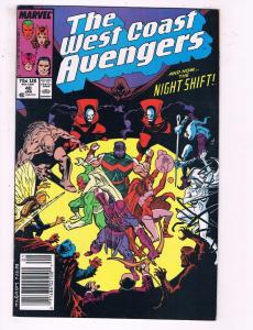 The West Coast Avengers #40 VF Marvel Comics Comic Book DE19