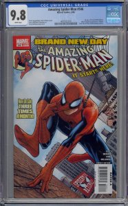 AMAZING SPIDER-MAN #546 CGC 9.8 1ST FREAK & BILL HOLLISTER 010