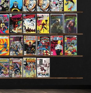 Huge Lot 150+ Comics with Captain America, Ninjak, Darkhawk, Cable & More!