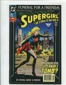 SUPERGIRL 2PC LOT (NM) FUNERAL FOR A FRIEND!! 1993