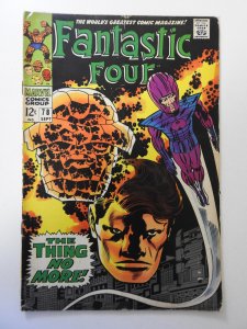 Fantastic Four #78 (1968) VG Condition 1/2 in spine split
