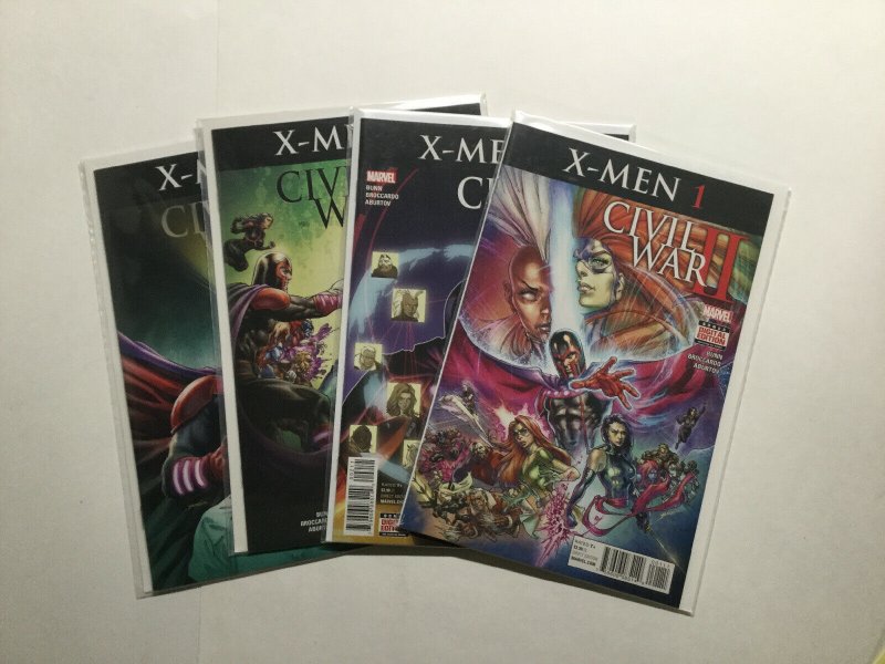 Civil War II X-Men 1-4 1 2 3 4 Lot Run Set Near Mint Nm Marvel