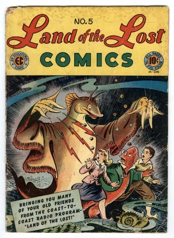 Land of the Lost Comics #5 (Olive Bailey) Golden Age-EC Comics Tough to Find  