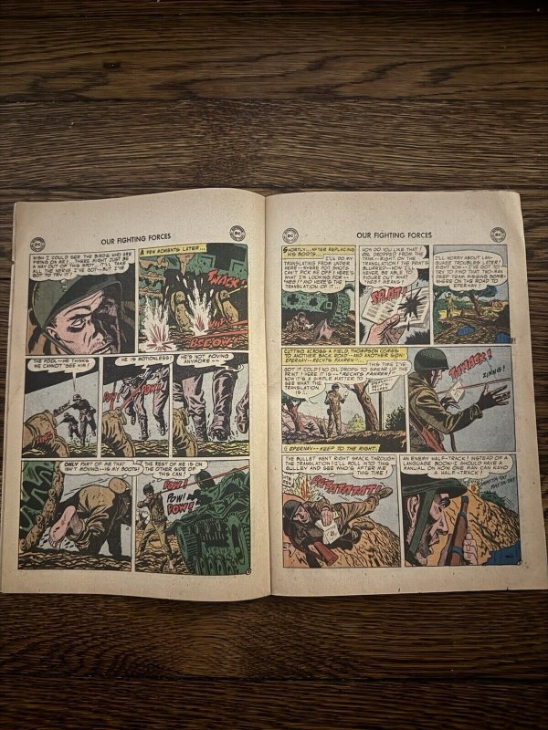 Our Fighting Forces #4 (DC Comics 1955) [GD/VG] “The Hot Seat!”
