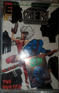 Zen Intergalactic Ninja The Hunted #1 Poly Bagged Card Entity Comics 1993 (VFNM)