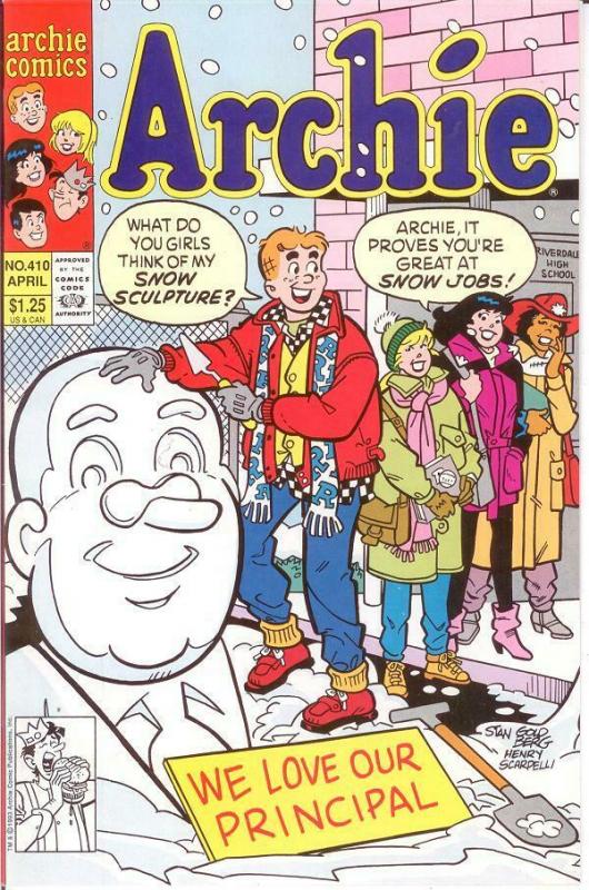 ARCHIE  (1942-     )410 VF-NM April 1990 COMICS BOOK