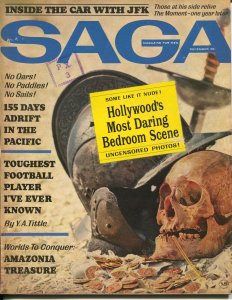 Saga 12/1964-MacFadden-JFK-YA Tittle-NFL-Iwo Jima-Mau Mau Attack-VG