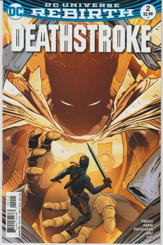 Deathstroke # 2 Cover A NM DC 2016 Series [K6]