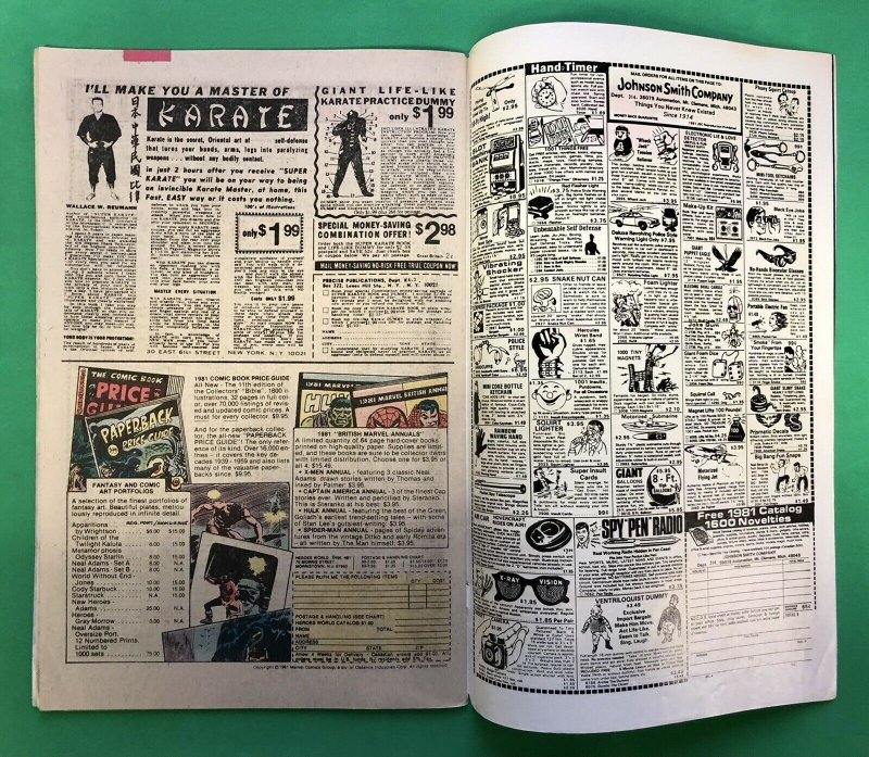 Moon Knight Vol 1 #9 (1981) Sienkiewicz Cover & Art Midnight Man Appearance