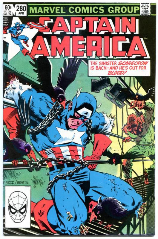 CAPTAIN AMERICA #276 277 278 279 280, VF/NM, Baron Zemo, Mike Zeck, 1968, 5 iss.