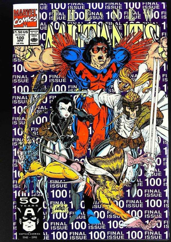 New Mutants (1983 series) #100, VF+ (Actual scan)