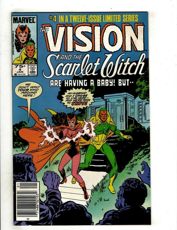 Lot Of 8 Vision & Scarlet Witch Marvel Comic Books # 1 2 3 4 5 6 (2) 8 OF45 