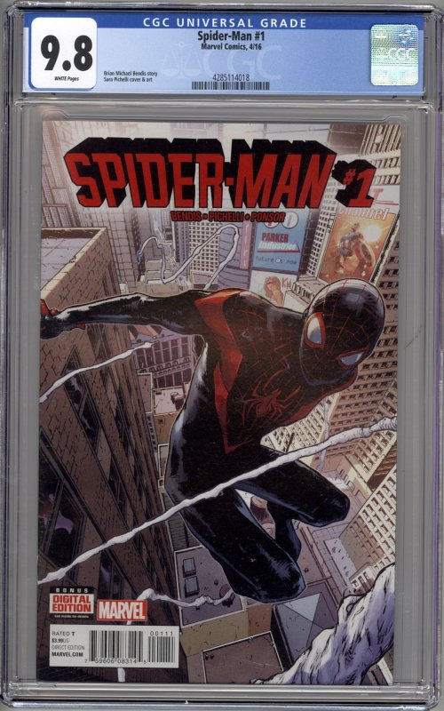 Spider-Man #1 (2016) CGC 9.8 NM/M